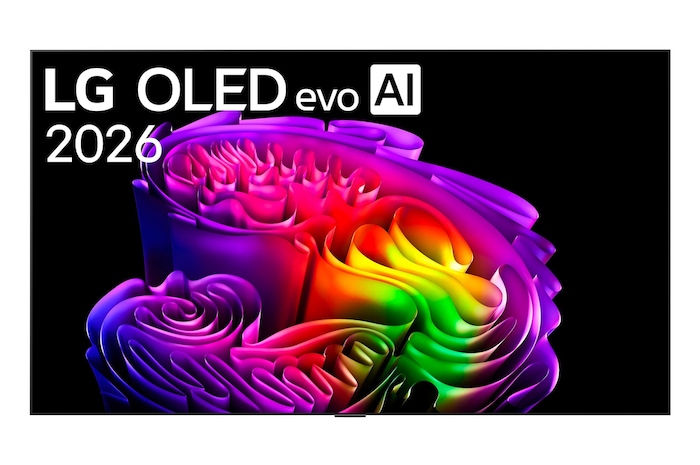 Foto frontale TV OLED77G64LW 2026